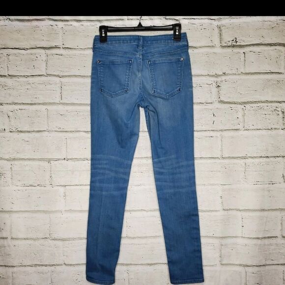 Pilcro and the Letterpress Anthropologie Letterpress Superscript Skinny Jeans 25 - Picture 6 of 7